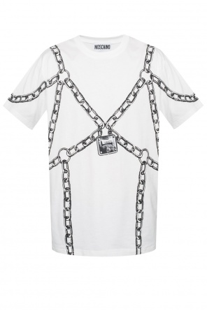 T-shirt z nadrukiem z logo, zdjęcie 1 T-shirt z nadrukiem z logo od Moschino